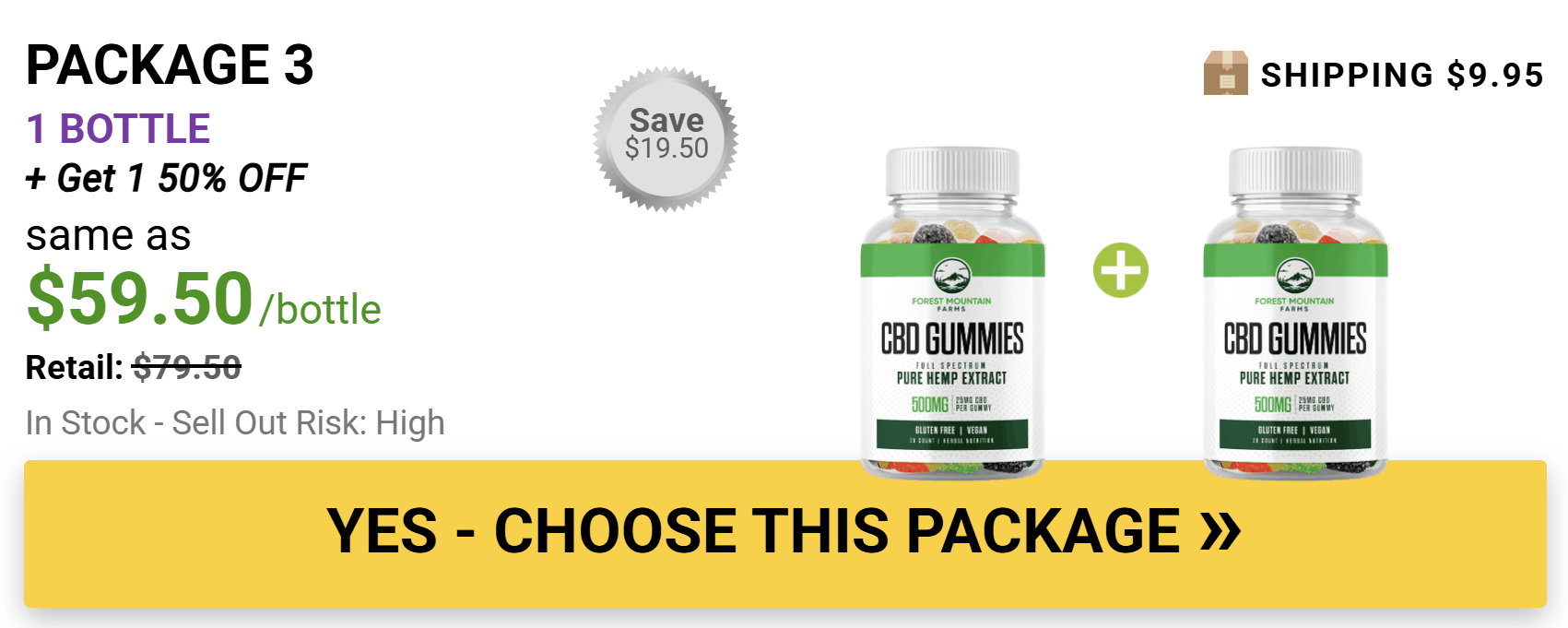 forest mountain farms cbd gummies 3 bottle